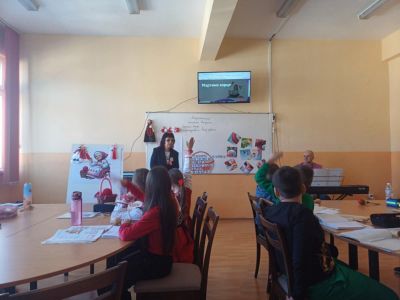 Открит урок по български език и литература и музика - СУ Александър Иванов - Чапай - Белово