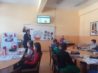 Открит урок по български език и литература и музика - СУ Александър Иванов - Чапай - Белово